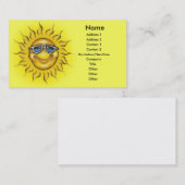 De Visite Carte Sunshine (Devant / Derrière)