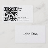 De Visite Carte (téléphone, email, Web) (Devant / Derrière)