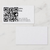 De Visite Carte (téléphone, email, Web) (Devant / Derrière)