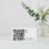 De Visite Carte (téléphone, email, Web) (Debout devant)