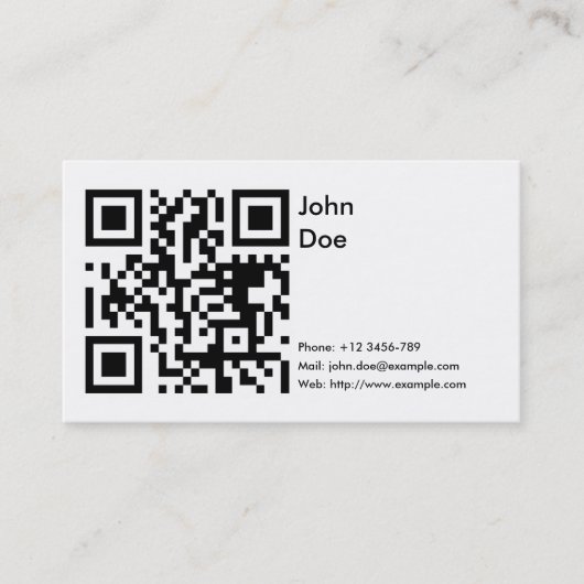 De Visite Carte (téléphone, email, Web) (Devant)