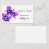 De Visite Carte Téléphonique Classique (Devant / Derrière)