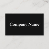 De Visite Carte traditionnelle (Dos)