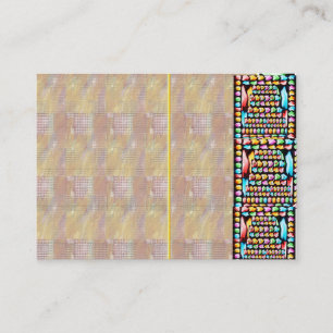 De Visite Carte UNIQUE d'affaires PEU COMMUNES