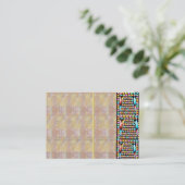 De Visite Carte UNIQUE d'affaires PEU COMMUNES (Debout devant)