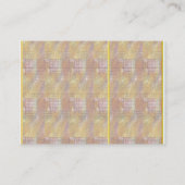 De Visite Carte UNIQUE d'affaires PEU COMMUNES (Dos)