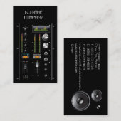 De Visite Carte unique d'industrie musicale du DJ (Devant / Derrière)