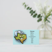De Visite Carte verte Texas (Debout devant)