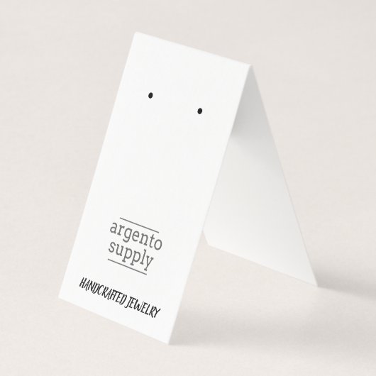 De Visite Carte Verticale Tente Avec Image Au Bas (Devant)