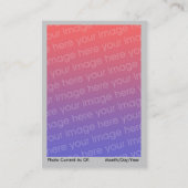 De Visite Carte vigilante autiste (Dos)
