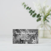 De Visite Carte vintage, fleurs (Debout devant)