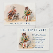 De Visite Carte vintage personnalisable mignonne d'art - (Devant / Derrière)