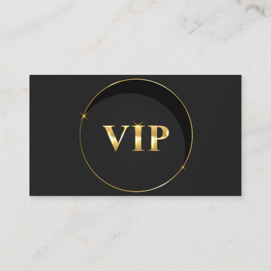 DE VISITE CARTE VIP (Dos)