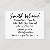 De Visite Carte VIP pour clients / clients par SRF (Dos)