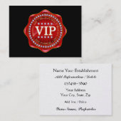 De Visite Carte VIP pour clients - SRF (Devant / Derrière)