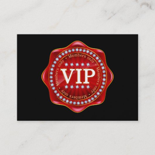 De Visite Carte VIP pour clients - SRF (Devant)