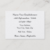 De Visite Carte VIP pour clients - SRF (Dos)