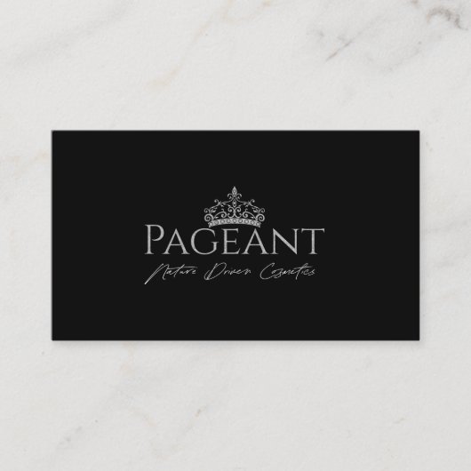 De Visite Carte VP Logo Pageant (Devant)