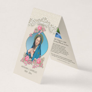 De Visite Catholique Vierge Marie Prière Carte Sainte