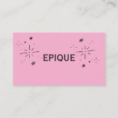 De Visite cette carte allie professionnalisme et touche (Dos)