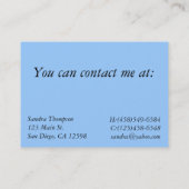 De Visite Changement d'adresse d'arc-en-ciel la carte (Dos)