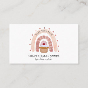 De Visite Chef pâtisserie boulangerie Rainbow Cupcake Carte 