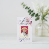 De Visite Cherry Blossoms Sympathy Carte photo (Debout devant)