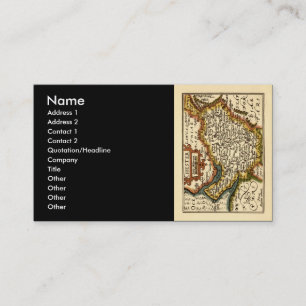 De Visite Cheshire "Chester", Carte du comté, Angleterre