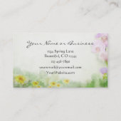 De Visite Chevaux - Carte d'appel professionnelle ou personn (Dos)