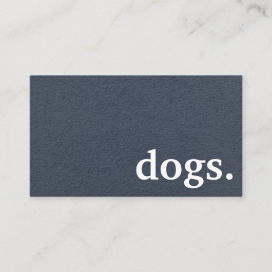 De Visite Chiens modernes. carte punch fidélité (Devant)