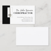 De Visite Chiropratique Chiropractor Vertebrae Carte Médical (Devant / Derrière)