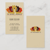 De Visite Conception à la maison, transformant la carte (Devant / Derrière)