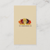 De Visite Conception à la maison, transformant la carte (Dos)