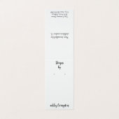 De Visite Conception personnalisée Tente pliée Écouter Carte (Extérieur déplié)