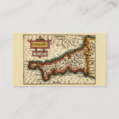 De Visite Cornwall, Cornwaile Comté Angleterre Carte Antiqua (Dos)