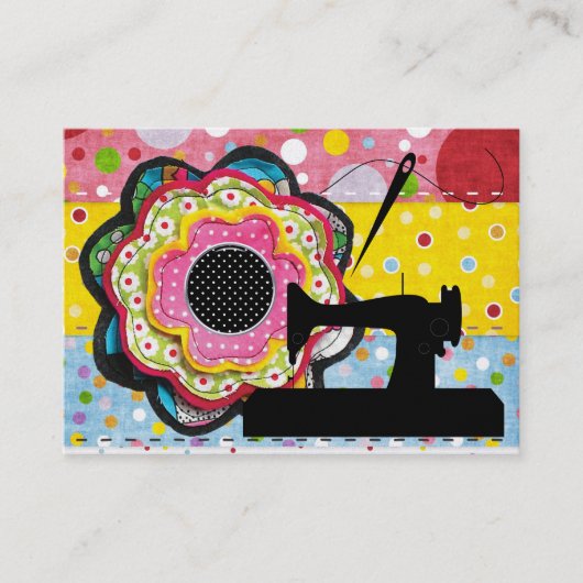 De Visite Couture / Fabriqué à la main par - Carte d'affaire (Devant)