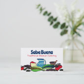 De Visite Cuisine mexicaine du sud-ouest chef traiteur carte (Debout devant)