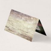 De Visite Effet Bois Découpé, Photo Enregistrer La Carte Dat (Dos)