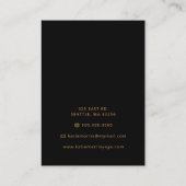 De Visite Elégant Mandala Gold Deux paire Elevage Carte d'af (Dos)