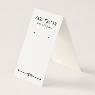 De Visite Elégant Plier sur la carte d'oreille avec les soci