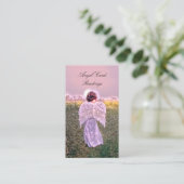 De Visite Élégant Spirituel Lecture Carte Angel Lumineuse (Debout devant)