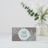 De Visite Elégante carte cadeau Mandala (Debout devant)