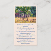 De Visite Élégante carte commémorative du souvenir (Devant)