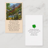 De Visite Elégante carte funéraire du service commémoratif (Devant / Derrière)