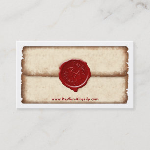 De Visite Enchantement déjà ! Carte personnelle scellée d