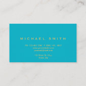 De Visite Faux Gold Foil Parties scintillant subtile Carte d (Dos)