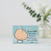 De Visite Gardant les enfants, Childcare infantile. Carte (Debout devant)