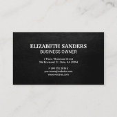 De Visite Globe géométrique | Carte du monde (Dos)