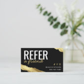 De Visite Gold Référer une carte d'ami (Debout devant)