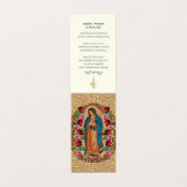 De Visite Guadalupe catholique prière Carte Sainte (Extérieur déplié)